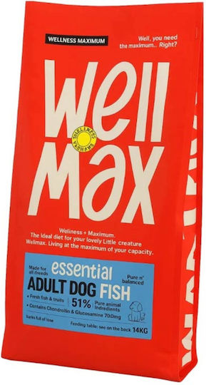 Wellmax Essential Ξηρά Τροφή Σκύλου Adult Fish 2kg
