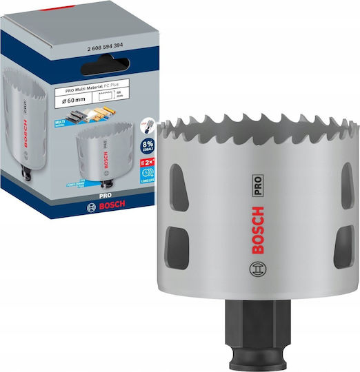 Bosch Ποτηροτρύπανo Ξηρής Κοπής με Διάμετρο 60mm