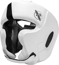 Hayabusa Adult Full Face Boxing Headgear White