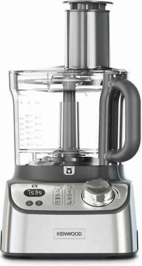 Kenwood 0W22011054 Мултифункционален хранителен процесор 1000W с Купа 3лт и Кана Блендер Сив
