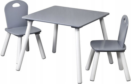 Kesper Kids Table Set with Grey Chairs Kesper