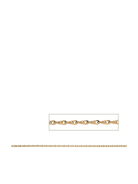 Senza Chain Neck made of Stainless Steel Gold-plated