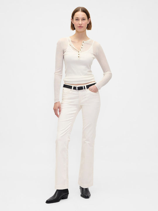 Γυναικείο Υφασμάτινο Παντελόνι Ivory Beige