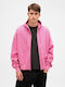 Sweatshirt Fleece with Hood French Pink