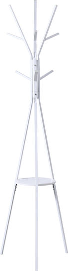 Pakketo Denner Καλόγερος Μεταλλικός Λευκός 48.5x48.5x180cm