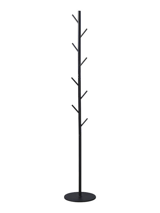 Pakketo Metallic Coat Rack Black Tebera 30x30x170cm