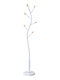 Pakketo Metallic Coat Rack White Portu 30x30x170cm