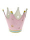 Pink Sky Blue Ceramic Crown 20x18cm