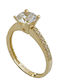 Goldjewels Μονόπετρο από Χρυσό 9K με Ζιργκόν