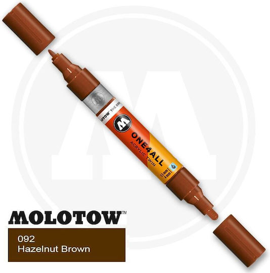 Molotow Акрилен Маркер 4мм Hazelnut Brown