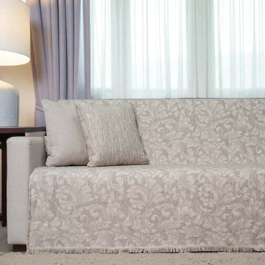 Cotone Throws & Couch Blankets Double Sofa Chenille 180x240cm Gray