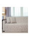 Cotone Throws & Couch Blankets Four-Seater Sofa Throw Chenille 180x340cm Gray