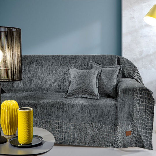 Guy Laroche Opium Фотьойл Throw Шенил 180x150 см Антрацит