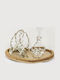 Best Man Set Crystal / Wooden 3pcs