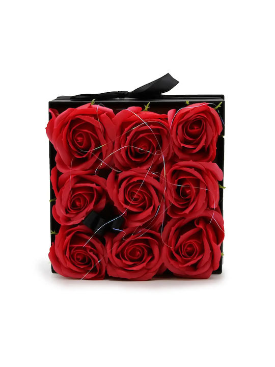 Bouquet Pink Soap Roses Square
