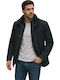 Jacket Puffer Windproof Blue