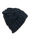 Beanie Unisex Beanie with Knit in Navy Blue color