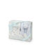 Interbaby Blanket Nursery Swaddling Blankets Velvet Blue with Animal 80x110cm