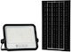 V-TAC Waterproof Solar LED Flood Light 200W Warm White 2000K With Remote Control IP65