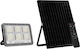 Powertech Waterproof Solar LED Flood Light 60W Natural White 4000K with Remote Control IP66