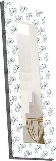 Wallity 814MVT1103 Wandspiegel Ganzkörper Rechteckig Weiß 120x40cm