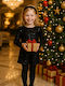 Kinder-Set mit Shorts Sommer 4Stück Black