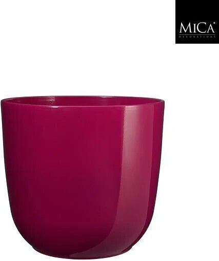 Mica Plant Pot Ceramic Fuchsia