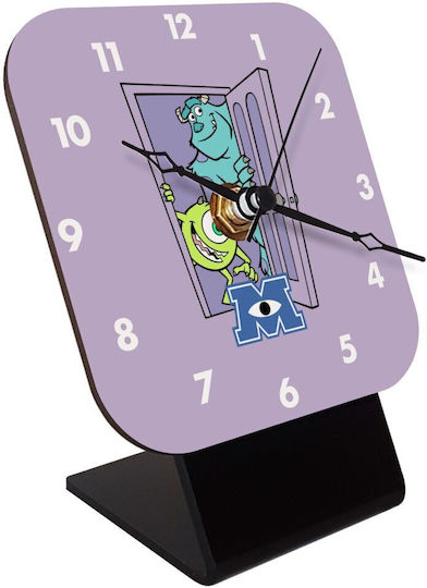 Koupakoupa Wooden Desktop Clock Monster Inc