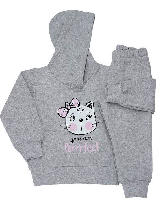 Kids Sweatpants Set Gray