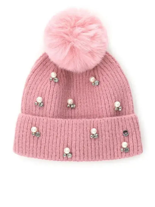 Kinder Mütze Gestrickt Rosa