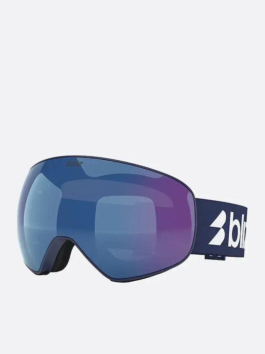 Bliz Μάσκα Σκι & Snowboard Ενηλίκων Μαύρη με Φακό σε Μαύρο Χρώμα