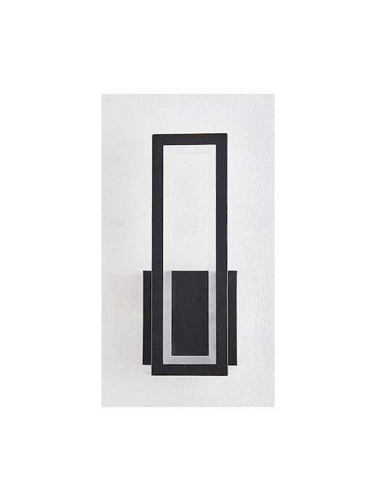 ArkoLight Lamp Wall with Integrated LED and Natural White Light Black
