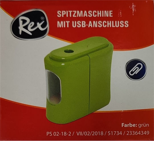 Електрическа Острилка Usb Micro Monolith Rex Ps 02-18 Зелена G90sups02c-green