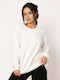 Damen Sweatshirt Ecru