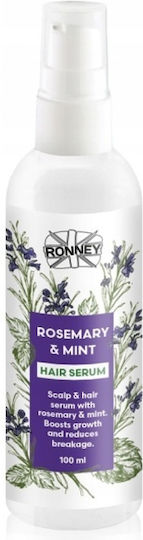 Ronney Serum Pentru Păr Cu Rozmarin Și Mentă Împotriva Căderii Părului 100ml