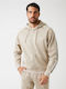 Sweatshirt with Hood Beige
