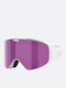 Bliz Ski- & Snowboardbrille Erwachsene Weiß mit Linse Getönt in Rosa Farbe