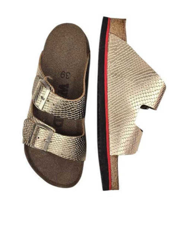 Wizard Leather Gold Sandals