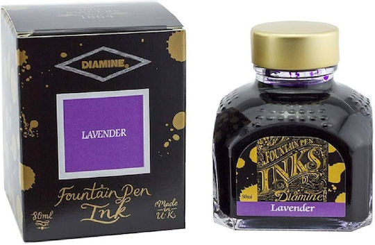 Diamine 80ml Lavender Fountain Pen Ink Bottle 700987828337