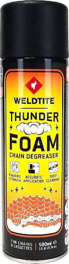 Weldtite Spumă De Curățare A Lanțului Weldtite Thunder Foam Chain Degreaser 500ml Nou 2025