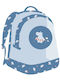 Baby Oliver Kindergarten Backpack School Bag Light Blue with Water Bottle Holder