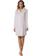 Pastunette Winter Women's Nightdress Beige