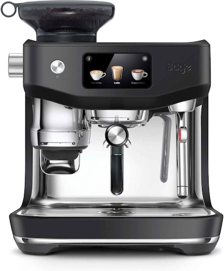 Sage The Oracle Jet Premium Αυτόματη Μηχανή Espresso 1600W Πίεσης 15bar για Cappuccino με Μύλο Άλεσης Πράσινη