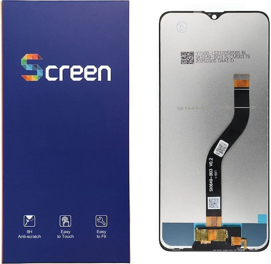 OG Οθόνη mit Touch-Mechanismus für Samsung A20S A207F/A207M (Schwarz)