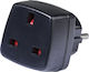 Vivanco Travel English to Greek Plug Adapter