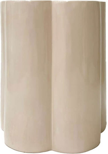 Τετράγωνο Βοηθητικό Τραπεζάκι Soul Ξύλινο Beige Μ34xΠ34xΥ45.5εκ.