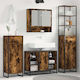 vidaXL Bathroom Cabinet L40xW30xH100cm Oak