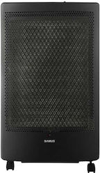 Samus Σόμπα Υγραερίου 3000W Μαύρη 41.5x38.5x72.5cm