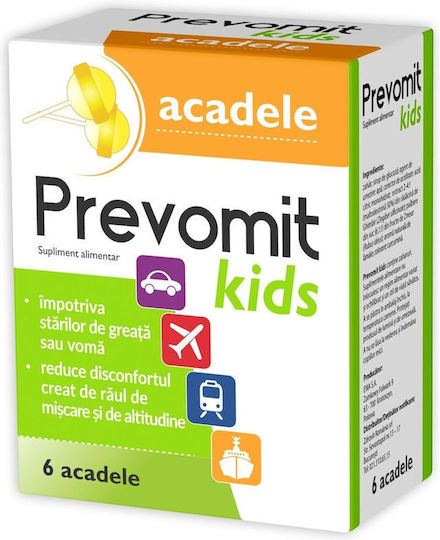 Zdrovit Prevomit KIDS 30mg Alte Suplimente Alimentare 6 Bucăți Lollipops