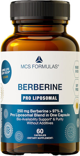 MCS Formulas Berberine Pro Liposomal 250mg 60 κάψουλες